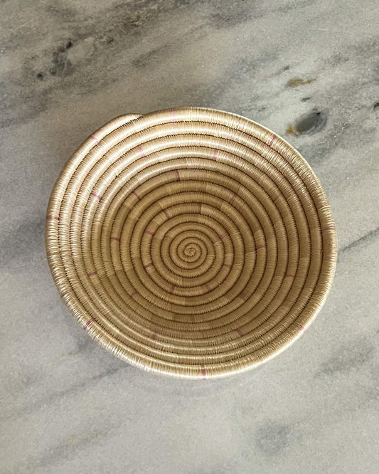 handmade woven bowl