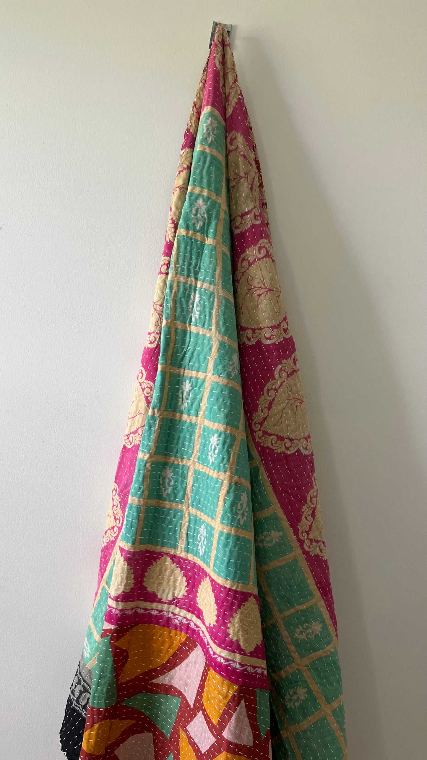 Handmade Kantha Quilt