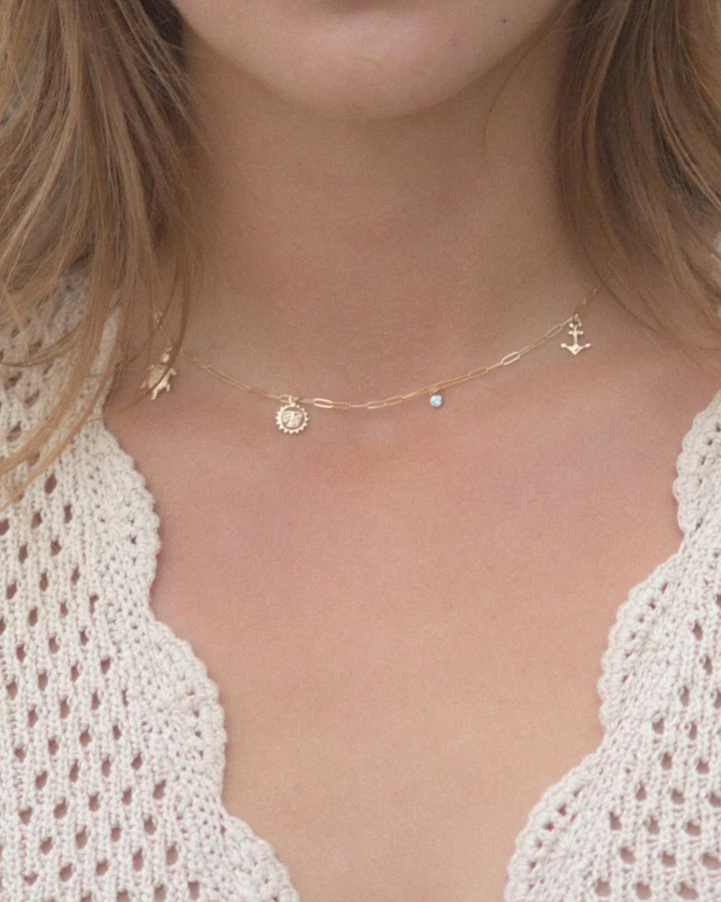 saylor charm necklace