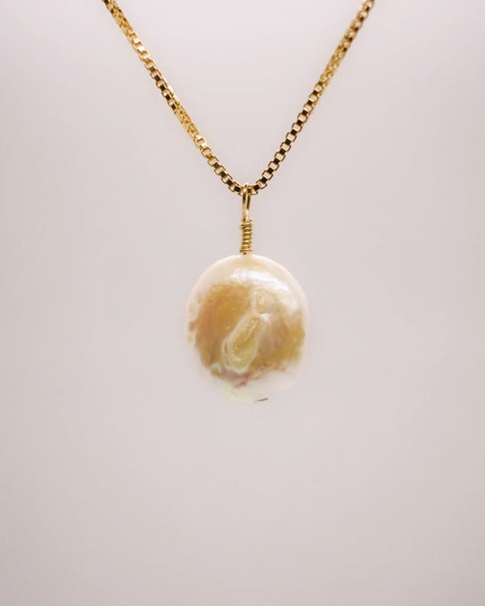shianne coin pearl necklace