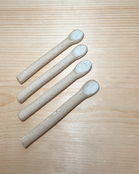small ceramic spoon