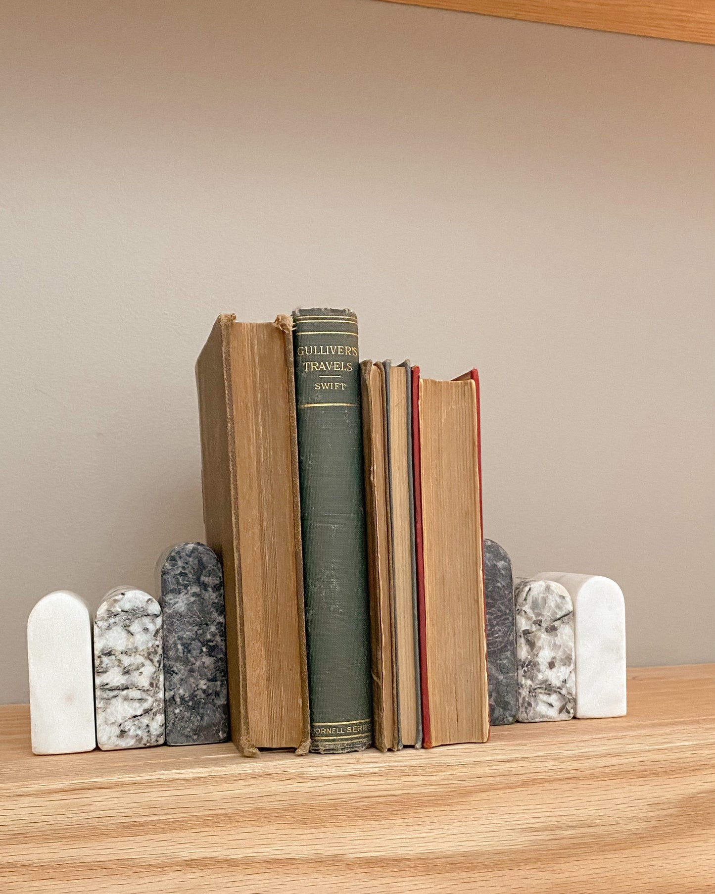 granite and marble bookends
