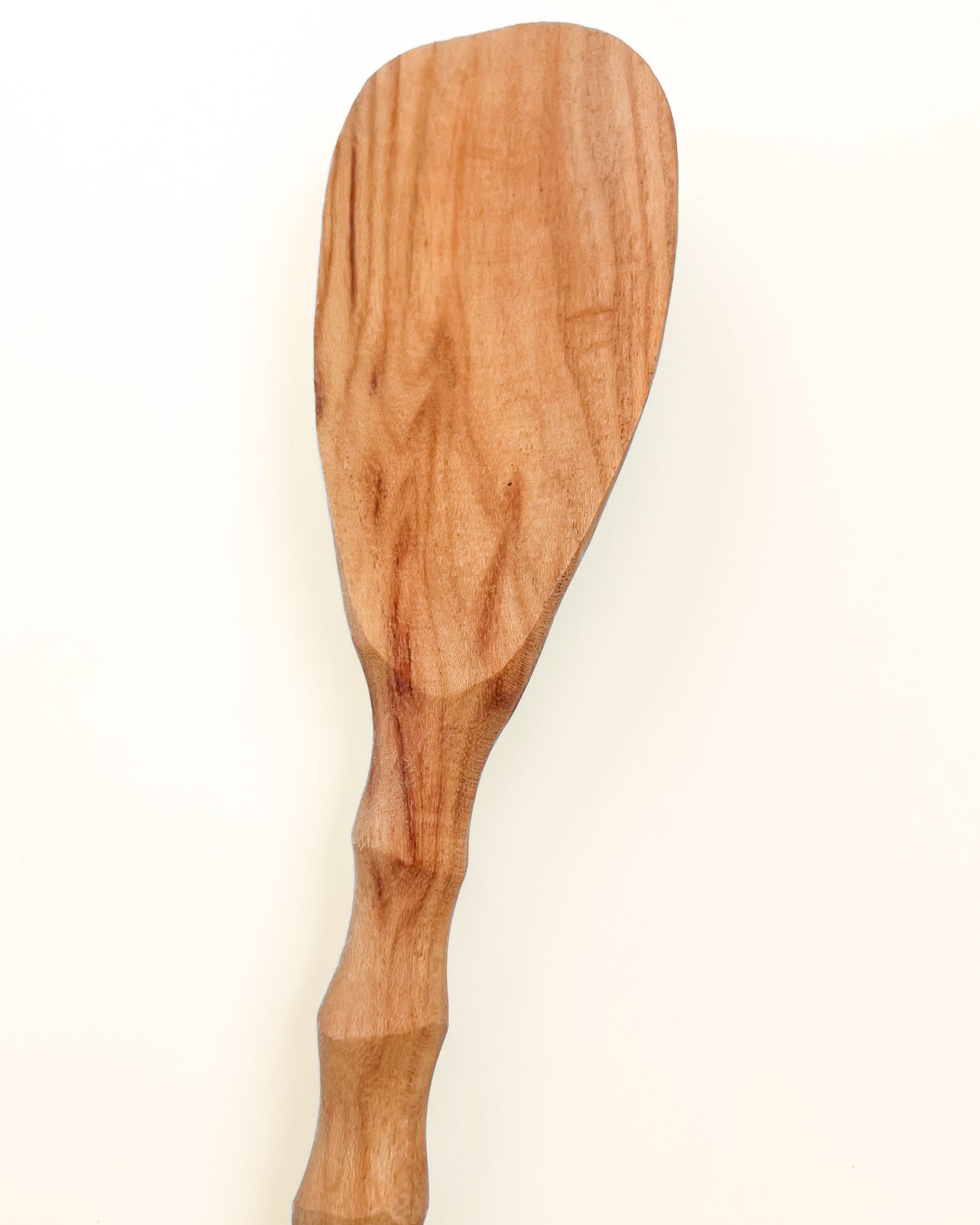 hand carved chef spoon and wooden spatula set