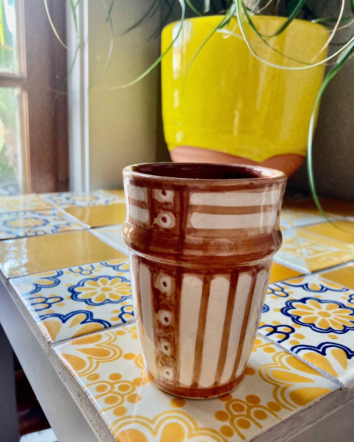 moroccan ceramic cup