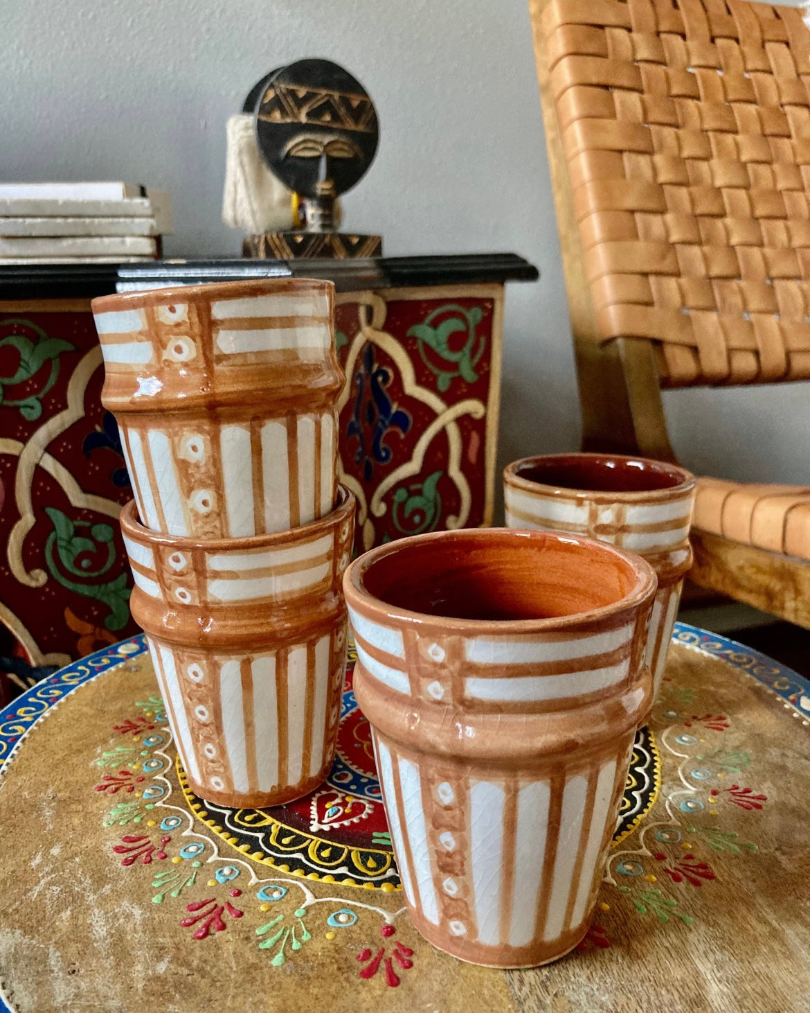moroccan ceramic cup