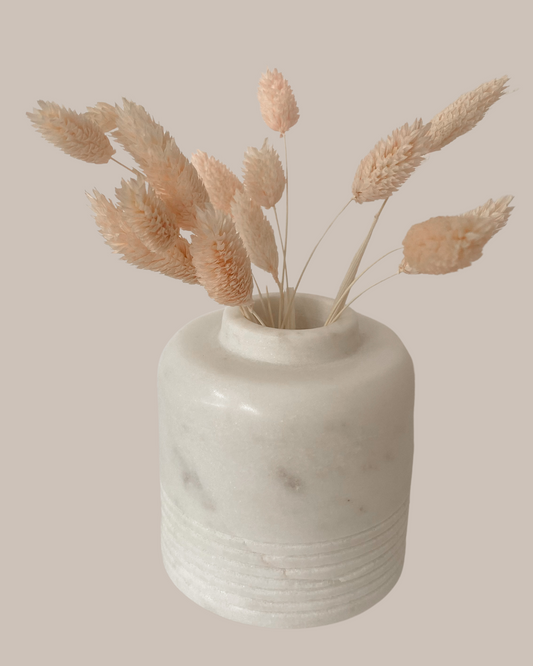 solid marble vase